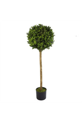 Dyzi 120Cm Artificial Boxwood Ball Tree from B&Q