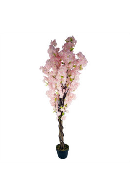 Dyzi Pink 150Cm Artificial Blossom Tree from B&Q