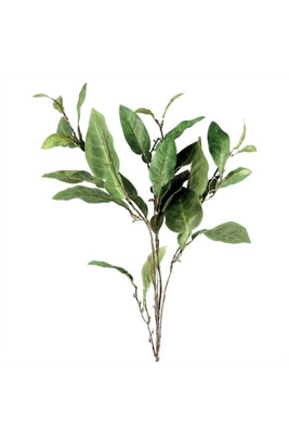 Dyzi Artificial Ficus Foliage Branch Stem 90Cm from B&Q