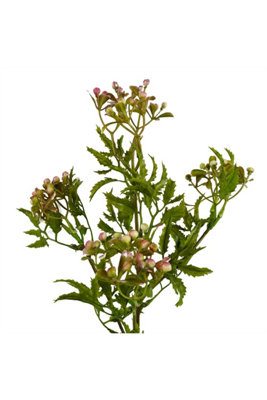 Dyzi Pink Artificial Berry Foliage Stem 55Cm from B&Q