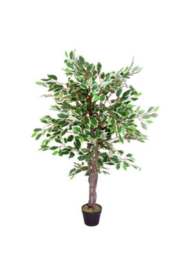 Dyzi Green Artificial Tree 130Cm Realistic  Potted Plant from B&Q