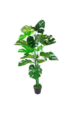 Dyzi Green Realistic Artificial Potted Plant With Wired Stems from B&Q
