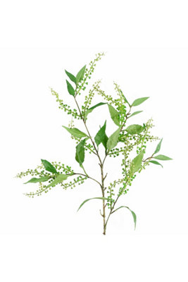 Dyzi Artificial Foliage Stem With Silk Leaves 85Cm from B&Q
