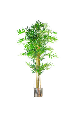 Dyzi Artificial Bamboo Tree With Metal Planter Indoor Plant from B&Q