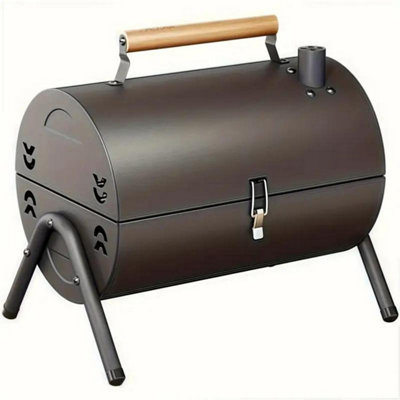 Dyzi 45Cm Portable Charcoal Kettle Bbq Grill With Wheels & Ash Catcher from B&Q