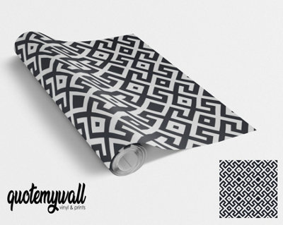 Quote My Wall Quotemywall Geometric Square Pattern Tile Wrap For Furniture & Kitchen Worktops from B&Q