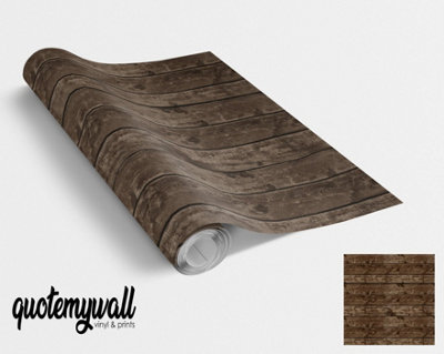 Quote My Wall Quotemywall Dark Mahogany Wood Furniture Vinyl Wrap For Furniture & Kitchen Worktops from B&Q