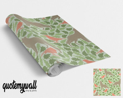 Quote My Wall Quotemywall Foxes & Birds Vinyl Sticker Wrap For Furniture & Kitchen  Worktops from B&Q