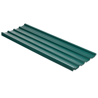 Chilli Seating Chilli Set Of 12 Corrugated Steel Roof Sheet Panels - Green