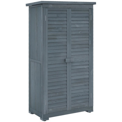 Chilli Seating Chilli 39.5 X 79Cm Fir Wood Garden Shed - Grey