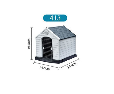 B&Q -  Plastic Pet Kennel IndoorOutdoor Pet Shelter 413