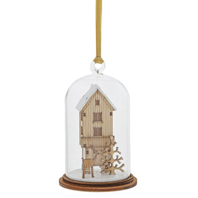 Gifts Direct 2 U Kloche Hanging Bauble OrnamentA Christmas Wish from B&Q