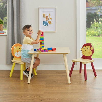 Liberty House Toys Wood Jungle Table and Chair Set - Kids - Image 3