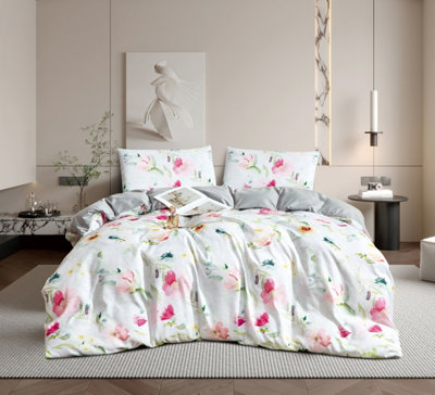 Groundlevel Harper Floral Easycare Printed Duvet Set