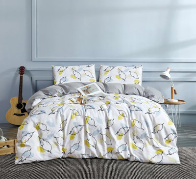 Groundlevel Willow Floral Easycare Printed Duvet Set