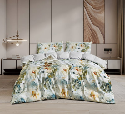 Groundlevel Clara Floral Easycare Printed Duvet Set from B&Q