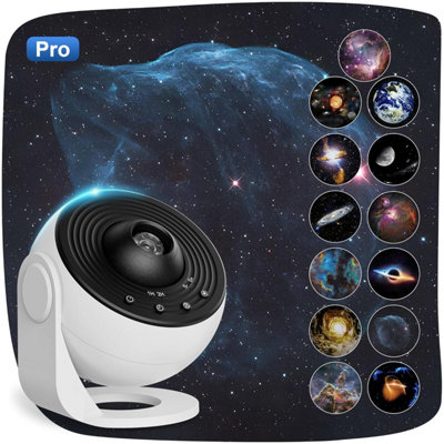Lysumurl Galaxy Projector Pro13 In 1 Planetarium Star With 12 Film Discs360 Starry Sky Night Light Nebula LampCelestial For from B&Q