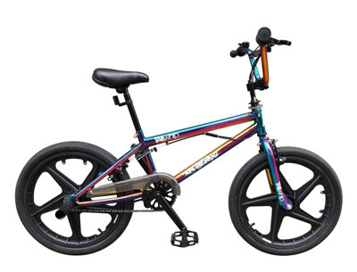 Xn Tailwhip Mag 20In Freestyle Bmx BikeSingle Speed2X Stunt PegsJet Fuel from B&Q