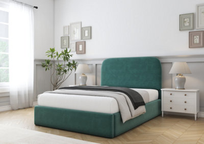 Comfort Beds Diana Emerald Plush Bed Frame With Mattress from B&Q