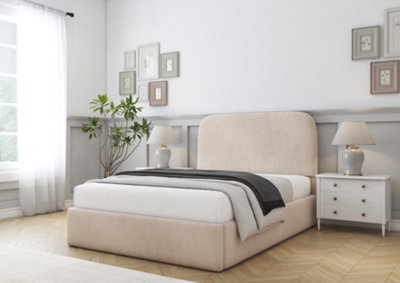 Comfort Beds Diana Sand Naples Bed Frame With Mattress from B&Q