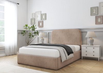 Comfort Beds Diana Mink Naples Bed Frame With Mattress from B&Q