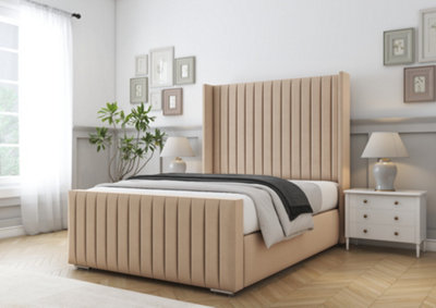 Comfort Beds Chester Pebble Plush Bed Frame With Mattress from B&Q