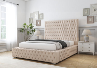Comfort Beds Ambassador Sand Naples Bed Frame With Mattress from B&Q