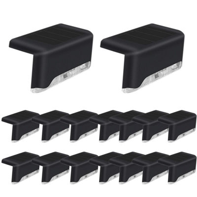  - Codian 16 Pack Solar Deck LightLed Lights For OutdoorWaterproof StepRailingWallPatioGardenStairYard And Driveway