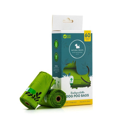 Pet Treats Wholesale Dog Poo Bags (1Box-60 Bags)  Convenient Strong And Planet Friendly