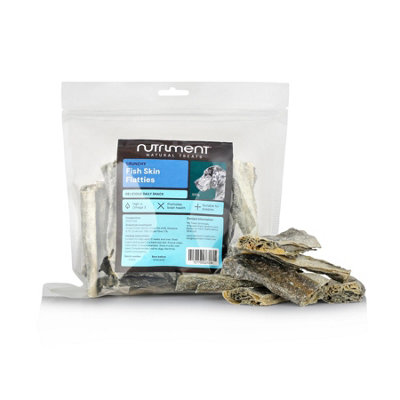 Pet Treats Wholesale Fish Skin Flatties For Dogs (300G) Free Healthy Dental Chew Treats Grain