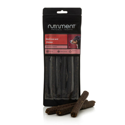 Pet Treats Wholesale Natural Treats Gourmet Sticks Beef Liver & Chicken (4Pcs) Highly Digestible Grain Free Treats from B&Q