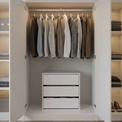Amos Mann Furniture Savona Wardrobe Universal Internal Drawer Unit from B&Q