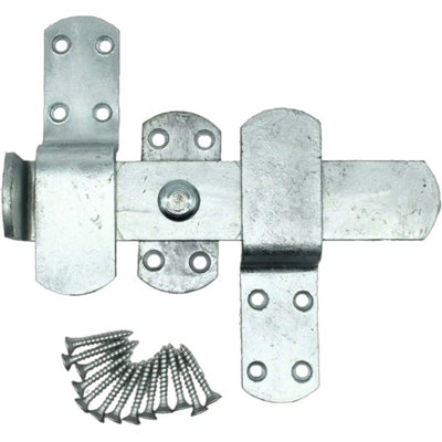 Eai Kick Over Latch Inc Fixings Stable Catch240mmHot Dip Galvanised from B&Q
