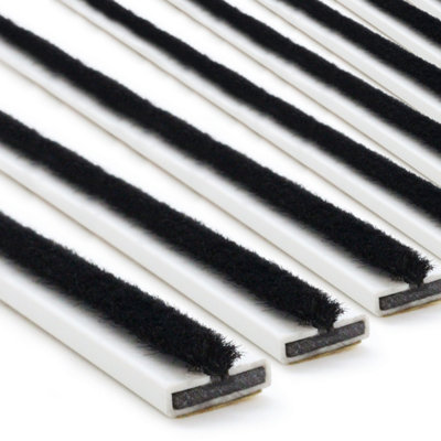 AFIT Eai Intumescent Strip Fire And Smoke Brush Fire Door Seal Fd30/60 30/60 Minutes 15X4X1050mmWhitePack Of 5 / Single Door Pack from B&Q
