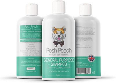 Posh Pooch Multi Purpose 2 In 1 Shampoo & Conditioner For Dogs Vitamin Rich Fragranced Wash from B&Q