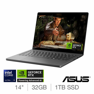 Asus Rog Zephyrus G14 14 Inch 3K Oled Gaming Laptop, Intel Core Ultra 9, Rtx 5070, 32Gb Ram, 1Tb Ssd, Windows 11.