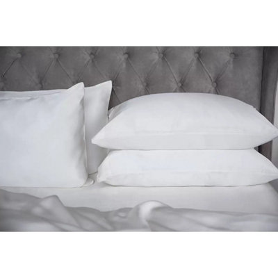 Xample Belledorm 100% Mulberry Silk Pillowcase Pair Ivory16 Momme Luxury Silk Pillow CoversSoft Hypoallergenic Temperature Regulating from B&Q