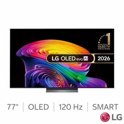 Lg Oled77C65La 77 Inch Oled 4K Ultra Hd Smart Tv, Ai Processor 4K Gen3, Dolby Vision, Dolby Atmos, 120Hz, Webos 26