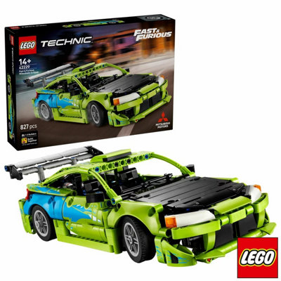 Lego Technic Fast & Furious Mitsubishi Eclipse Car 42229 Building Set, 827 Pieces, Collectible Model Car For Ages 14+