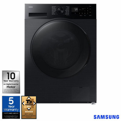 Samsung Wd11Dg5B15Bbeu 11/6Kg Washer Dryer, Smartthings Wifi, Steam Wash, Air Wash, Digital Inverter, Black