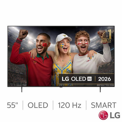 Lg Oled55B65La 55 Inch Oled 4K Ultra Hd Smart Tv, Dolby Vision, Ai Processor Gen3, 120Hz, Webos 26, Black
