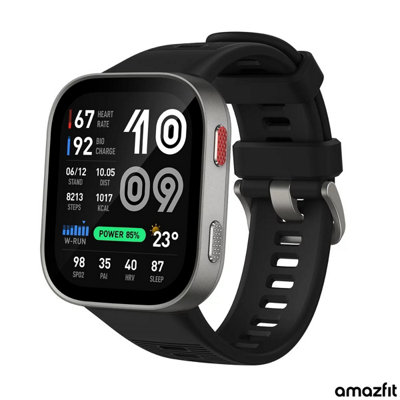 Amazfit Bip Max Smart Watch In Silver, Hd Display, Health & Fitness Tracking, Bluetooth Calling, Long Battery Life