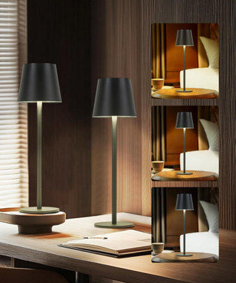 Faithorse Rechargeable Lamp Cordless Table 2 Pack Battery Operated Lamps 5200 Mah Ip 54 Waterproof Wireless With 3-Color Modes from B&Q