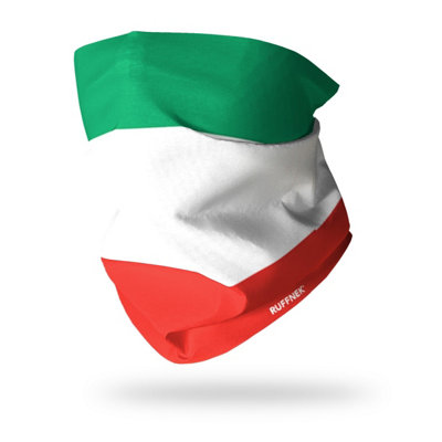 Ruffnek Flag Of Italy Snood Scarf Multifunctional Neck Gaiter For RunningHikingCamping And Travel from B&Q