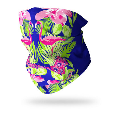 Ruffnek Flamingo Snood Multifunctional Scarf Beach And Festival Headband For Camping And Travel from B&Q