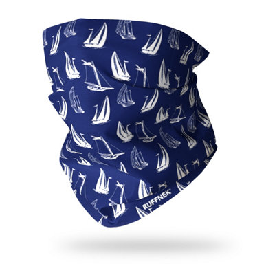 Ruffnek Sailing Boats Multifunctional Snood Neck GaiterHeadband Bandana For Sailing And Travel from B&Q