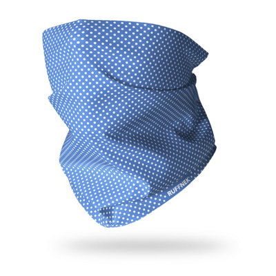 Ruffnek Blue Polkadot Snood Scarf Multifunctional Neck Warmer RunningHikingCamping And Travel from B&Q