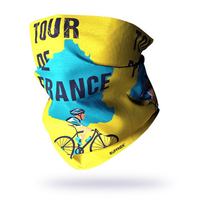 Ruffnek French Cycle Tour Snood Scarf Multifunctional Neck Gaiter For CyclingHikingCamping And Travel from B&Q