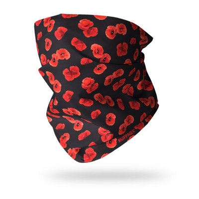 Ruffnek Poppy Snood Scarf Multifunctional Neck Warmer For RunningHikingCamping And Travel from B&Q