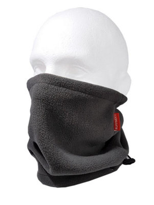 Ruffnek Grey Fleece Neckwarmer Thermal Fleece Snood For HikingCampingTravel And Outdoor Work from B&Q